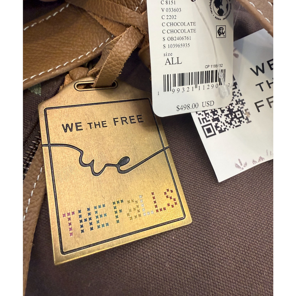 FREE PEOPLE WE THE FREE X THE FALLS BEXLEY EMBELLISHED EMBROIDERED BACKPACK BAG - Picture 10 of 13